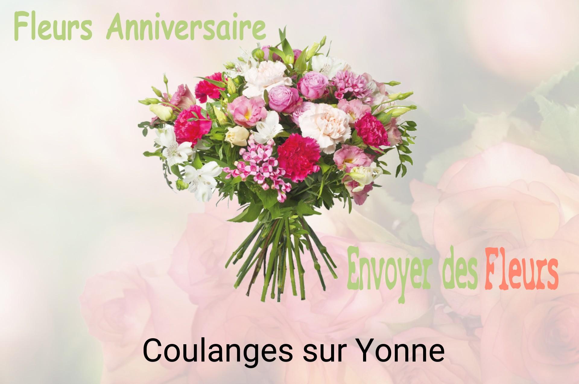 Bouquet de fleurs d’anniversaire livré à Coulanges-sur-Yonne
